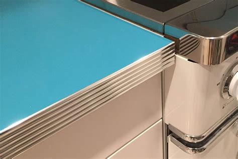 stainless steel cabinet edging|metal counter edge trim.